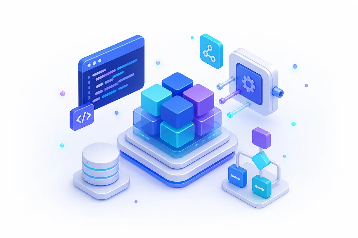 Custom software development — a layered application platform