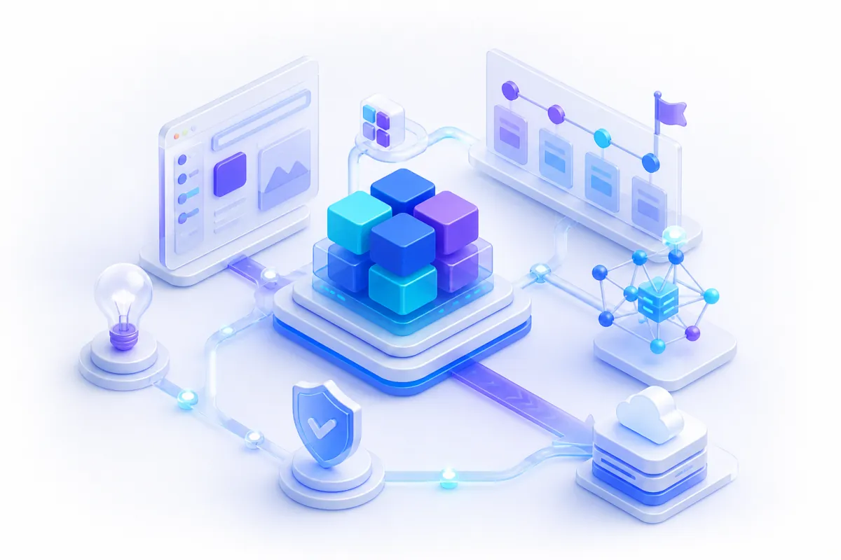 Product engineering — product planning, modular development, testing, and cloud delivery